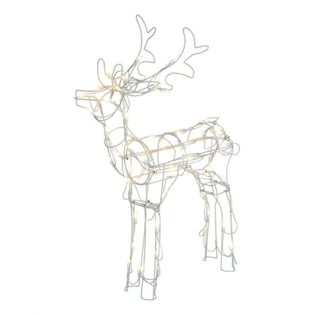 Holiday Time Light-Up Buck Outdoor Christmas DÃ©cor, 30 in