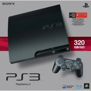 Refurbished Sony PlayStation 3 Slim 320 GB Charcoal Black Console