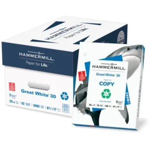Hammermill, HAM86702, 5000 / Carton, White