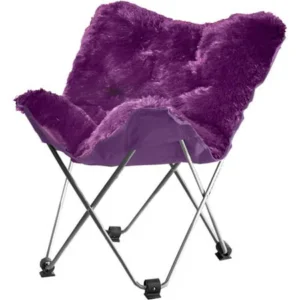 your zone lux shag butterfly chair, Multiple Colors