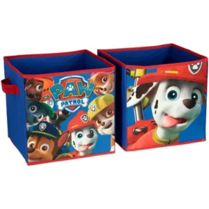 Nickelodeon Paw Patrol Collapsible Storage Cubes 2 pc Pack