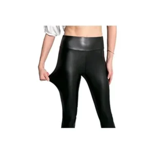 Pop Fashion Sexy Faux Leather Leggings for Women High Waisted Pants Tight Fit