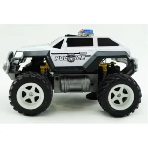 Prextex Remote Control Monster Police Truck Radio Control Police Car toys for boys Rc Car with Lights Best Christmas gift for 8-12 year old boys