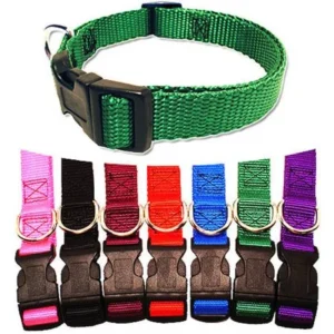 Majestic Pet 10'' - 16'' Adjustable Collar in Multiple Colors Fits Most 10-45 lbs Dogs