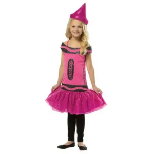 Child Crayola Shimmering Blush Glitz & Glitter Dress by Rasta Imposta 4519-710