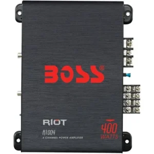 New BOSS AUDIO Riot R1004 400 Watt 4 Channel Car Power Amplifier Amp Mosfet