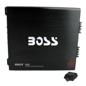 BOSS R6002 1200W 2-Channel MOSFET Power Car Audio Amplifier Amp + Bass Remote