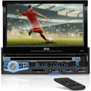 BOSS Audio Systems BV9976B 7-Inch Single DiN In-Dash DVD/CD/MP3 Car Receiver