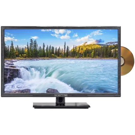 Sceptre 24" Class 1080P FHD LED TV with Built-in DVD Player E246BD-F