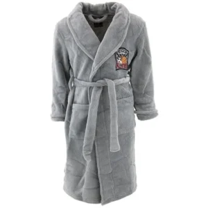 MacHenry Originals Big Boys' Gray All Pro Sports Fleece Bathrobe