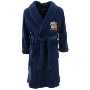 MacHenry Originals Big Boys' Navy All Pro Sports Fleece Bathrobe