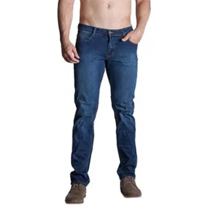 Barbell Apparel Men's Straight Athletic Fit Jeans - AS SEEN ON SHARK TANK (28x34, Medium Wash)