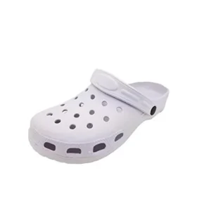 Affordable Apparel Women's Rubber Clogs (Assorted Colors) (10, White)