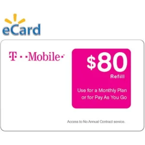 T-Mobile $80 4G LTE (Email Delivery)