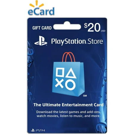 $20 PlayStation Store Gift Card, Sony, [Digital Download], 799366781035