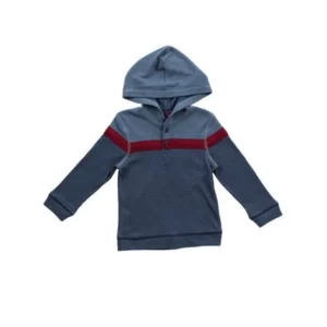 Bear Camp Thermal Hooded Henley (Little Boys and Big Boys)