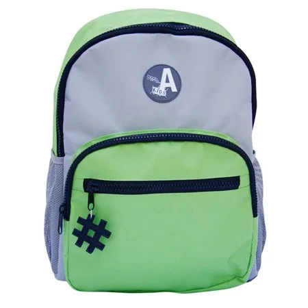 Boys Blue Gray Green Keychain Durable Elementary Backpack
