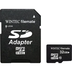 Wintec FileMate 32GB microSD Card Class 10 With SD Adapter