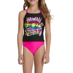Op Girls' Hawaii Surf Tankini Swimsuit