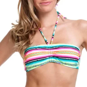 OP Juniors' Swim Aztec Bandeau Bikini Swimsuit Top