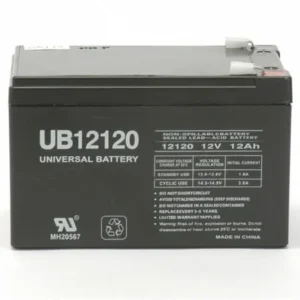 "UPG UB12120 12V 12AH Sealed Lead Acid Battery (SLA) .250 TT"