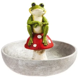 Evergreen Enterprises, Inc Frog Feeder Statue