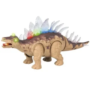 Best Choice Products Kids Toy Walking Dinosaur Stegosaurus Toy Figure Lights & Sounds, Real Movement