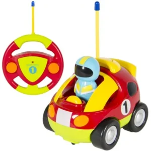 2 Channel Kids Beginner Remote Control Cartoon Racing Car Perfect Gift