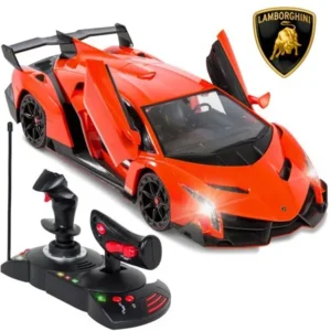 Best Choice Products 1/14 Scale RC Lamborghini Veneno Gravity Sensor Radio Remote Control Car (Orange)