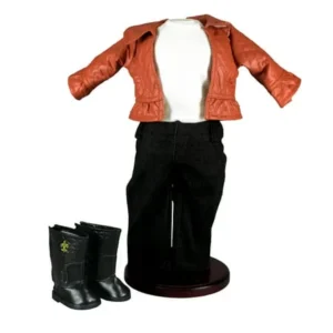 Rodeo Drive Shopping Doll Clothing Outfit Complete with Quilted Jacket, Jeans, and Black Boots! For 18 Inch Girl Dolls