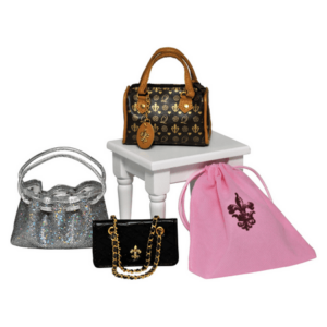 The Queens Treasures Set of 3 Classic American Designer Handbags! High Quality Accessories Set for 18 Inch Girl Doll Clothing