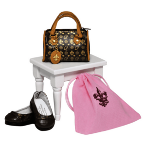 The Queen's Treasures American Designer TQT Handbag & Shoes with Real Shoe Box! Clothing & Shoe Accessories for 18" Girl Dolls