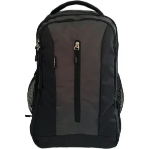 ORBEN Vertical Zip Laptop Backpack, Large Compartment Fits 15" Laptop Water Bottle Pocket for School Work Outdoor Black