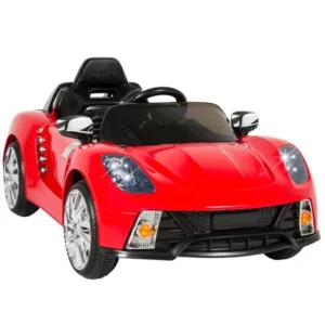 Best Choice Products 12V Kids Battery Powered Remote Control Electric RC Ride-On Car w/ LED Lights, MP3, AUX - Red