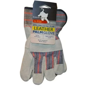 Hands On Kids Premium Suede Leather Palm Work Glove.