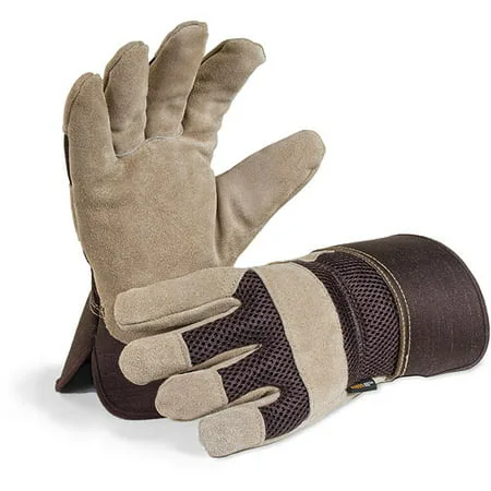 Hands On Premium Suede Leather Palm Work Glove