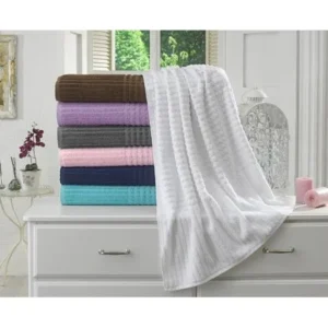 "Berrnour Home Piano Collection 39"" X 59"" 100% Cotton Bath Sheet, Pack and Color Options"