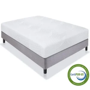 Best Choice Products 10" Dual Layered Medium-Firm Memory Foam Mattress w/ Open-Cell Cooling, CertiPUR-US Certified Foam, Removable Cover, Queen