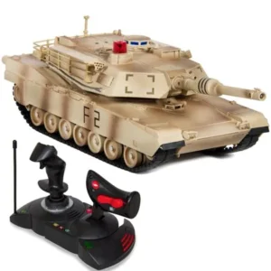 Best Choice Products 1/14 Scale RC Military Tank Gravity Sensor Radio Remote Control Car - Yellow Camouflage