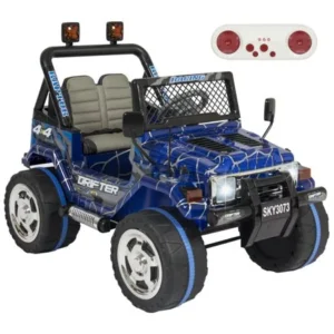 Best Choice Products 12V Ride On Car Truck w/ Remote Control, Leather Seat, Lights, 2 Speeds (Spiderman Blue)