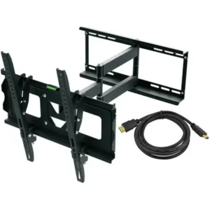 Ematic Full Motion TV Wall Mount Kit with HDMI Cable for 19" - 70" Displays