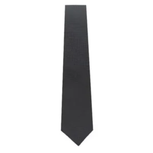 Boys Charcoal Woven Like Ties