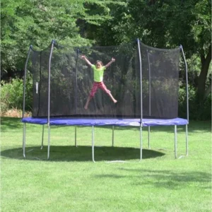 Skywalker 16' Round Trampoline and Safety Enclosure Combo with Windstakes, Box 1 of 2