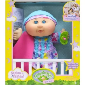 Cabbage Patch Kids Naptime Babies Doll, Blonde Hair/Blue Eye Girl
