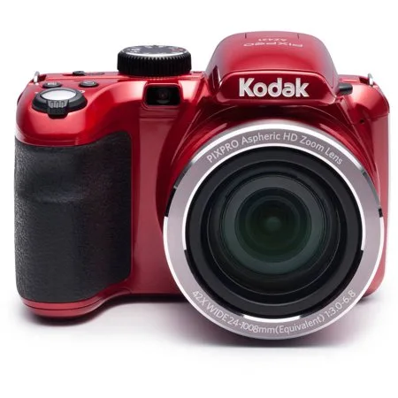 KODAK PIXPRO AZ421 Bridge Digital Camera - 16MP 42X Optical Zoom HD720p (Red)
