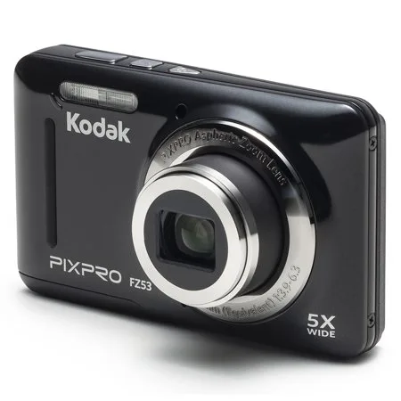 KODAK PIXPRO FZ53 Compact Digital Camera - 16MP 5X Optical Zoom HD 720p Video (Black)