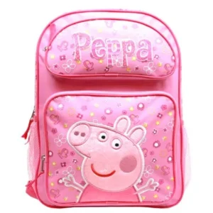 2017 New Peppa Pig 16 Large Backpack For Girls and Kids