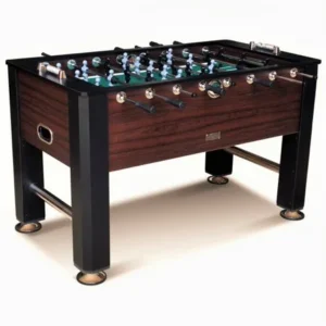 Barrington 56 Inch Premium Furniture Foosball Table, Soccer Table, Sturdy Leg Construction, includes 2 balls, Black/Brown