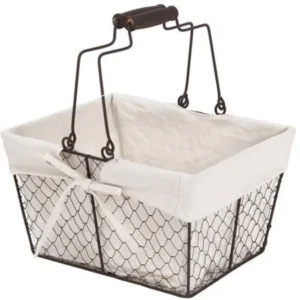 Better Homes and Gardens Small Chicken Wire Basket, Black