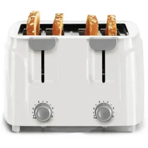 Mainstays 4-Slice Toaster, White